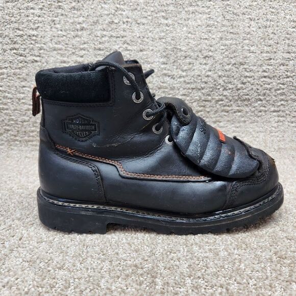 Harley Davidson Super Guard Steel Toe Boots Mens Size 8.5 Durable Waterproof main image 8